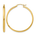10k Polished Hoop Earring