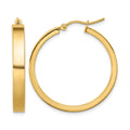 10k Polished Hoop Earring