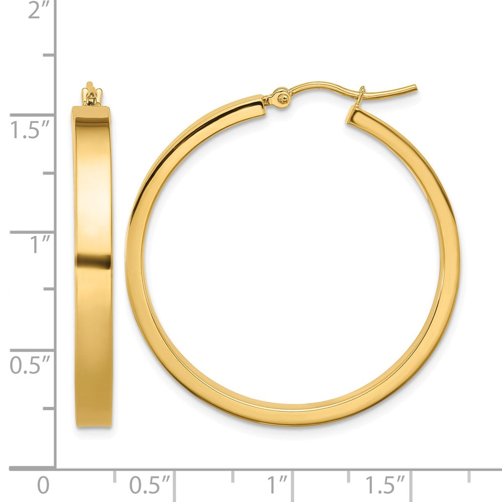 10k Polished Hoop Earring