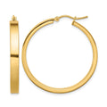 10k Polished Hoop Earring
