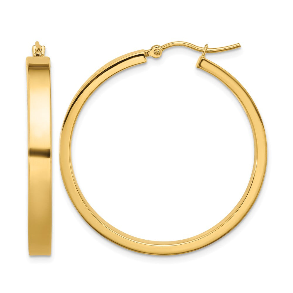 10k Polished Hoop Earring