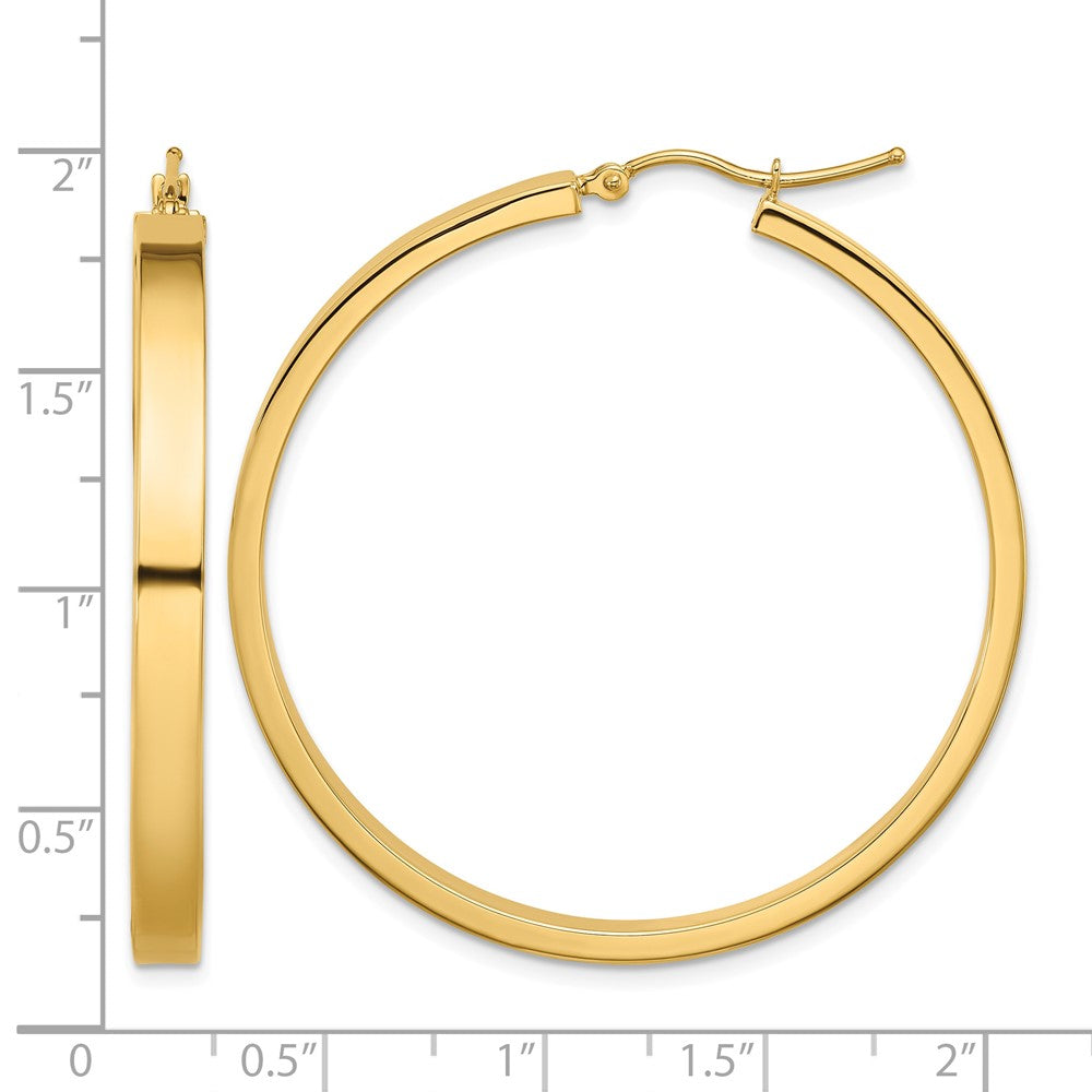 10k Polished Hoop Earring