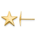 10k Nautical Star Post Earrings