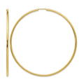 10k Endless Hoop Earrings