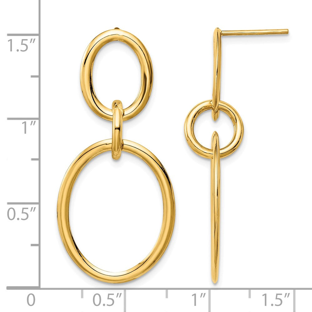 10k Yellow Gold Hoop Earrings