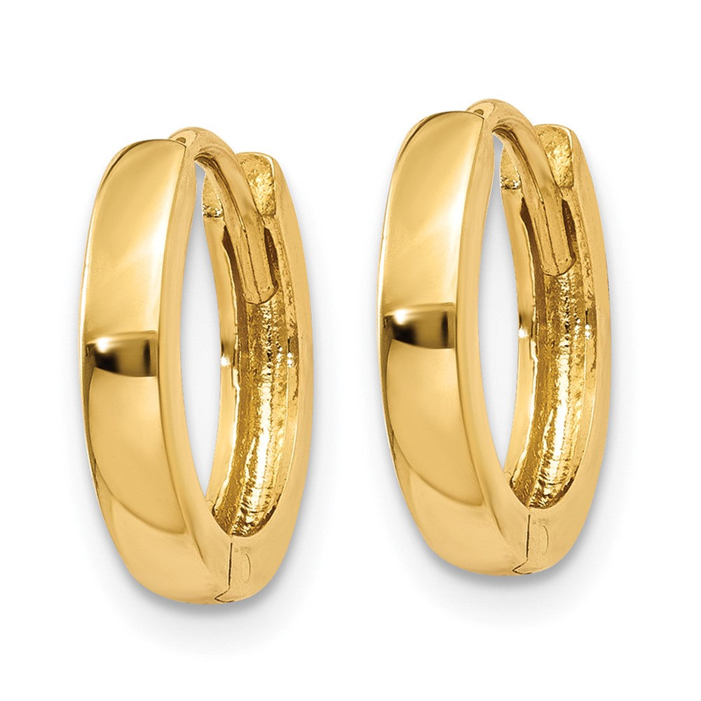 10k 1.8mm Hinged Hoop Earrings