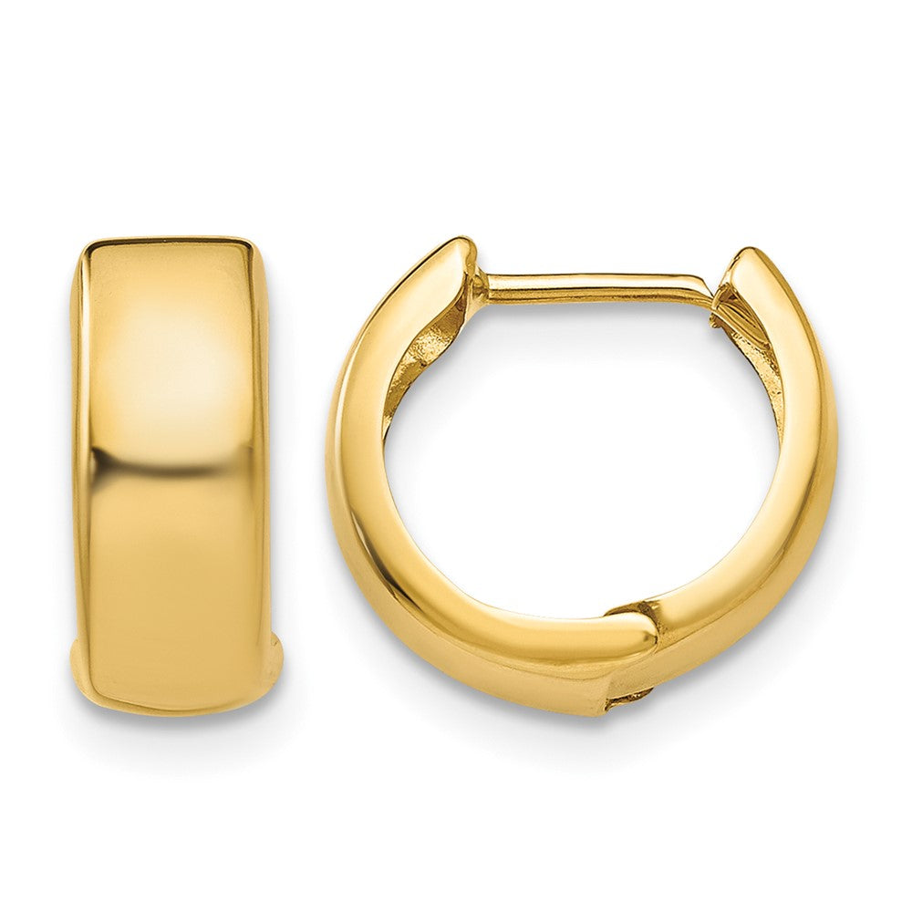 10k Hinged Hoop Earrings