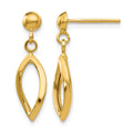 10k Post Dangle Earrings