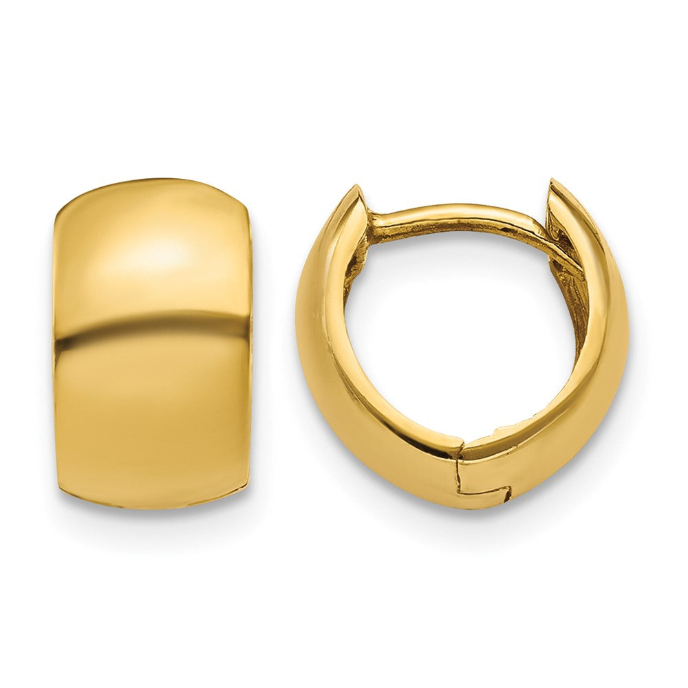10K Hinged Hoop Earrings