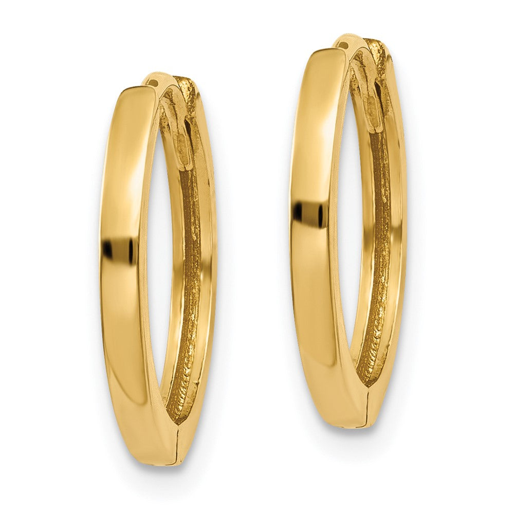 10k Hinged Hoop Earrings