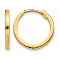 10k Hinged Hoop Earrings