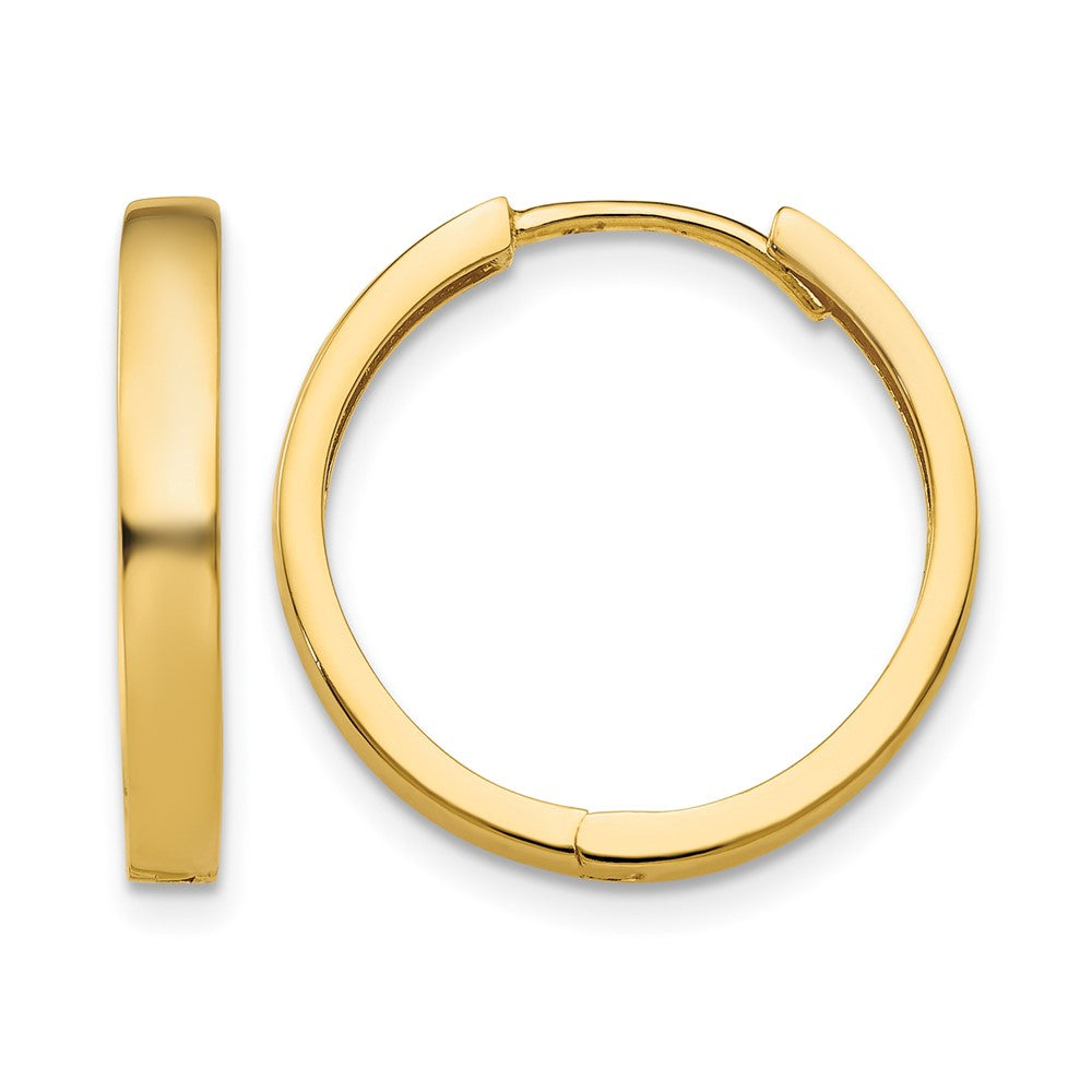 10k Hinged Hoop Earrings