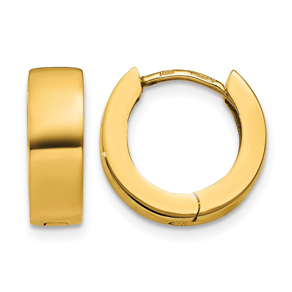 10K Hinged Hoop Earrings