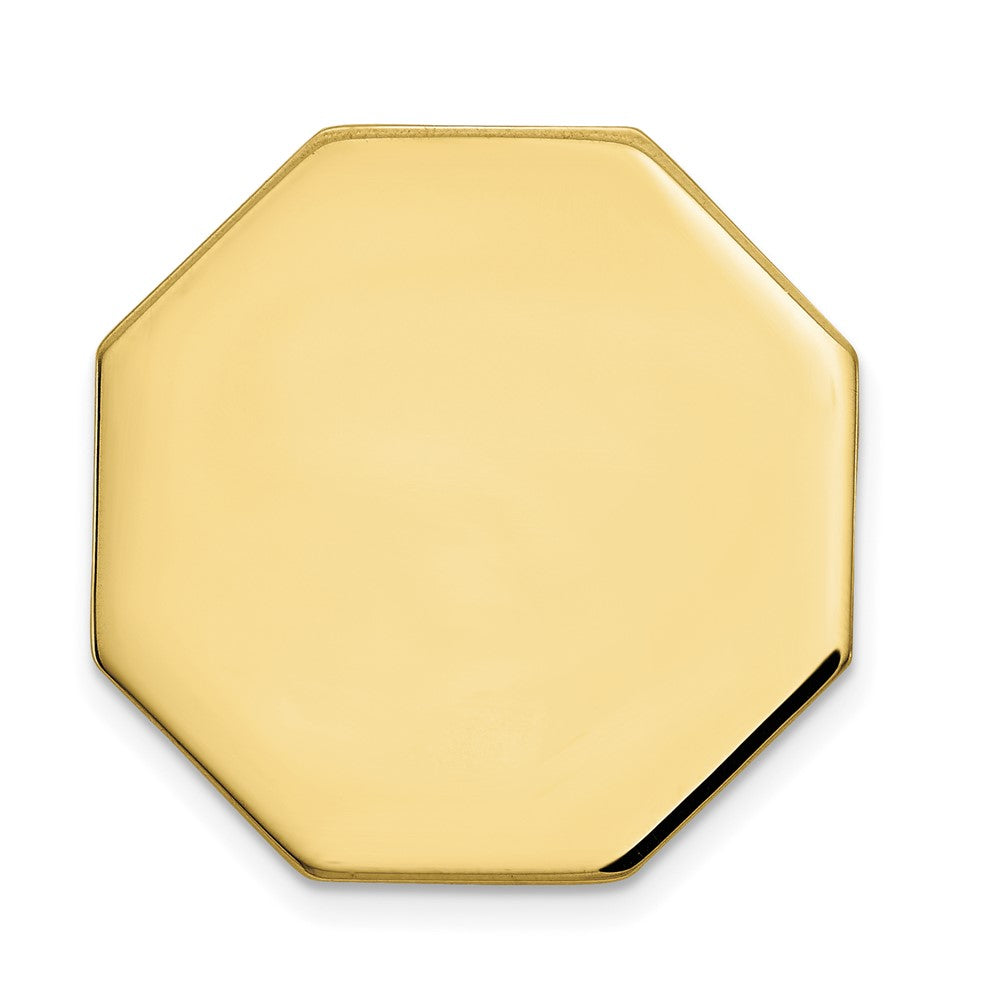 10K Men's Octagonal Tie Tac