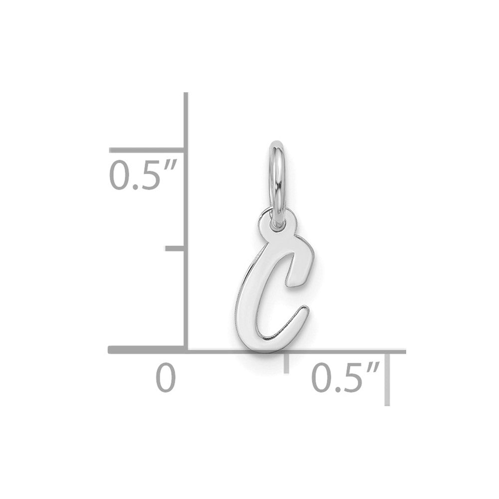 10kw Small Script Initial C Charm