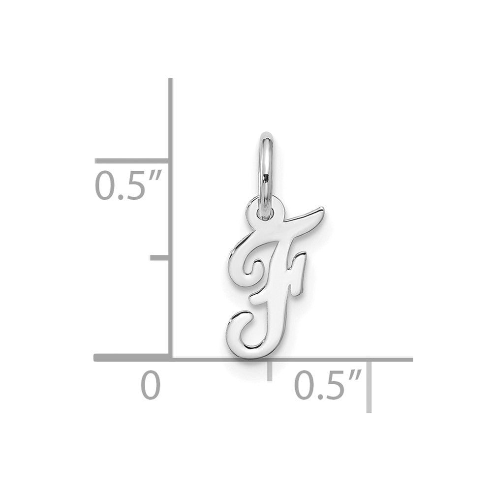 10kw Small Script Initial F Charm