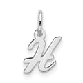 10kw Small Script Initial H Charm