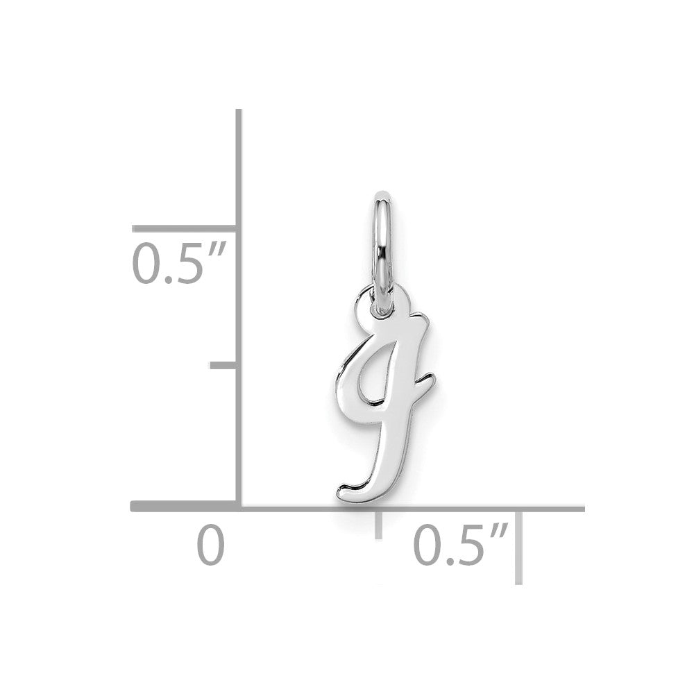 10kw Small Script Initial I Charm