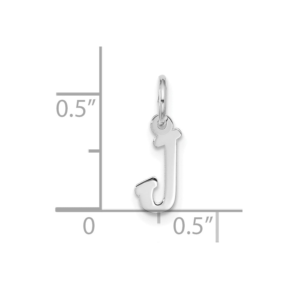 10kw Small Script Initial J Charm