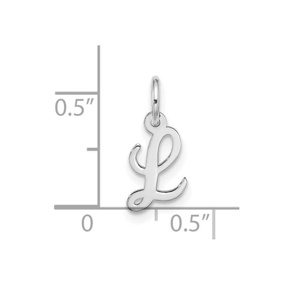 10kw Small Script Initial L Charm