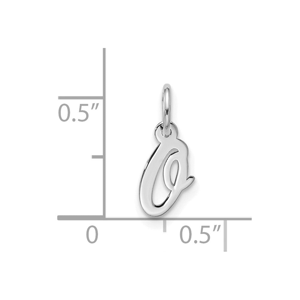 10kw Small Script Initial O Charm