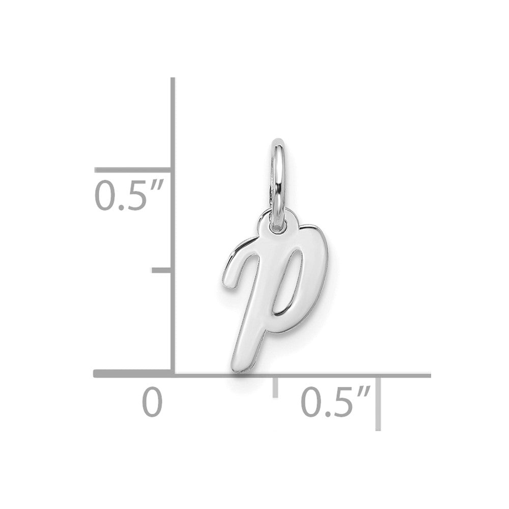 10kw Small Script Initial P Charm