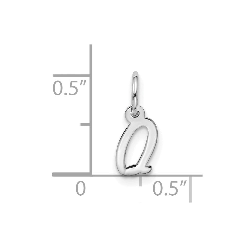 10kw Small Script Initial Q Charm