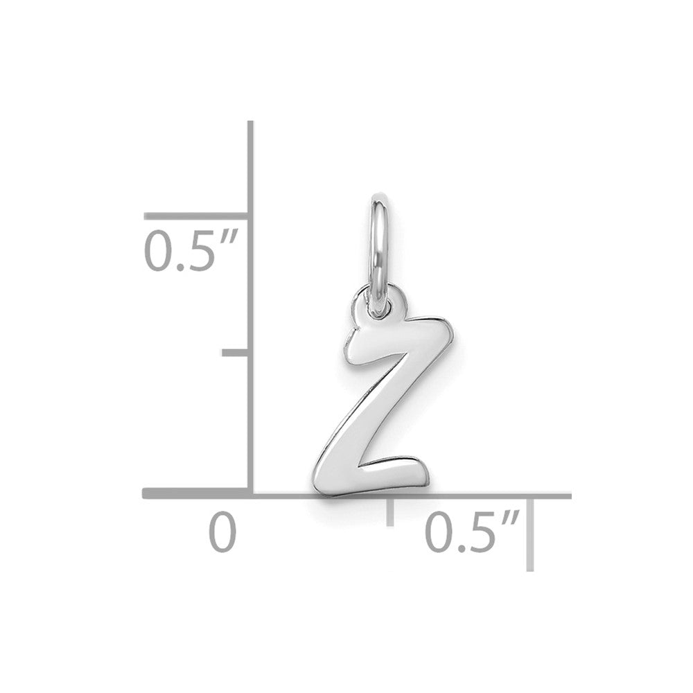 10kw Small Script Initial Z Charm