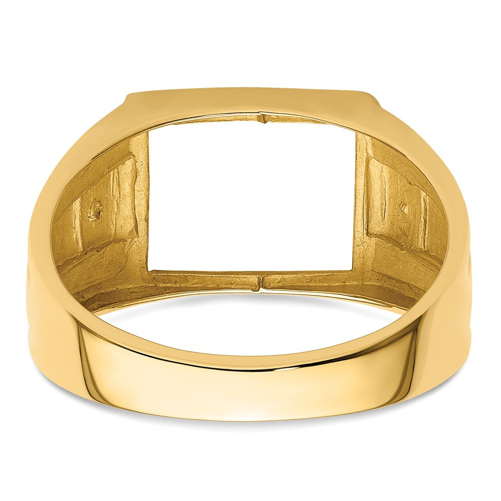 10k Gents Polished Ring Mounting