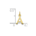 10KY Cutout Letter A Initial Charm