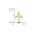 10ky Cutout Letter T Initial Charm