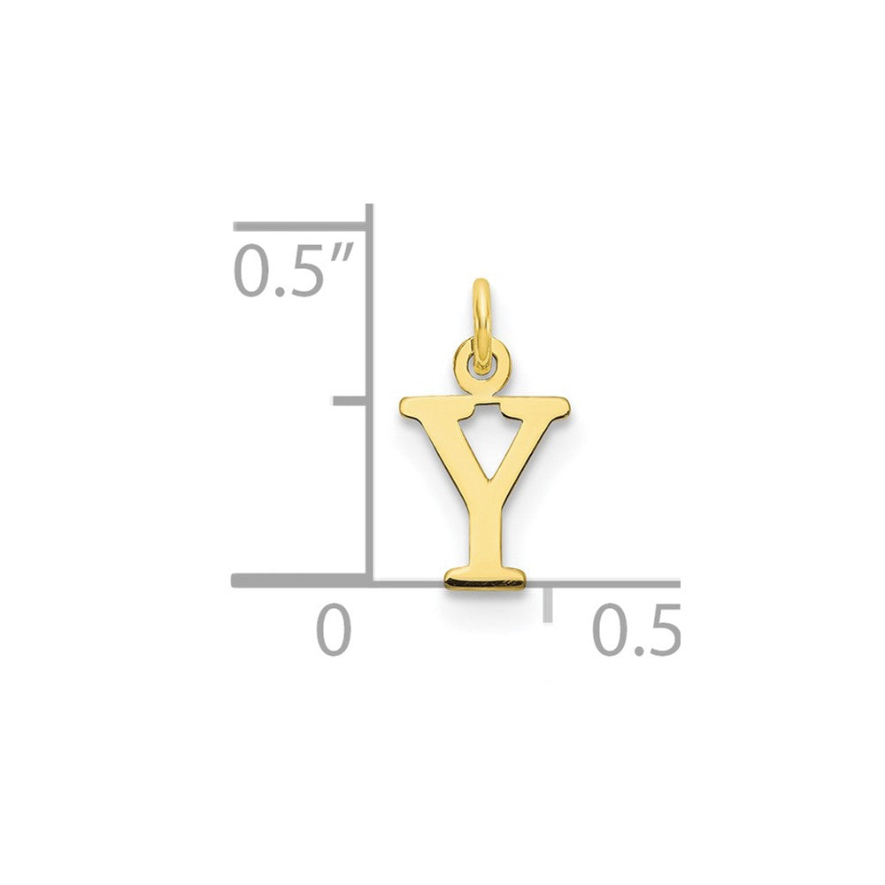 10ky Cutout Letter Y Initial Charm