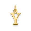 10ky Cutout Letter Y Initial Charm