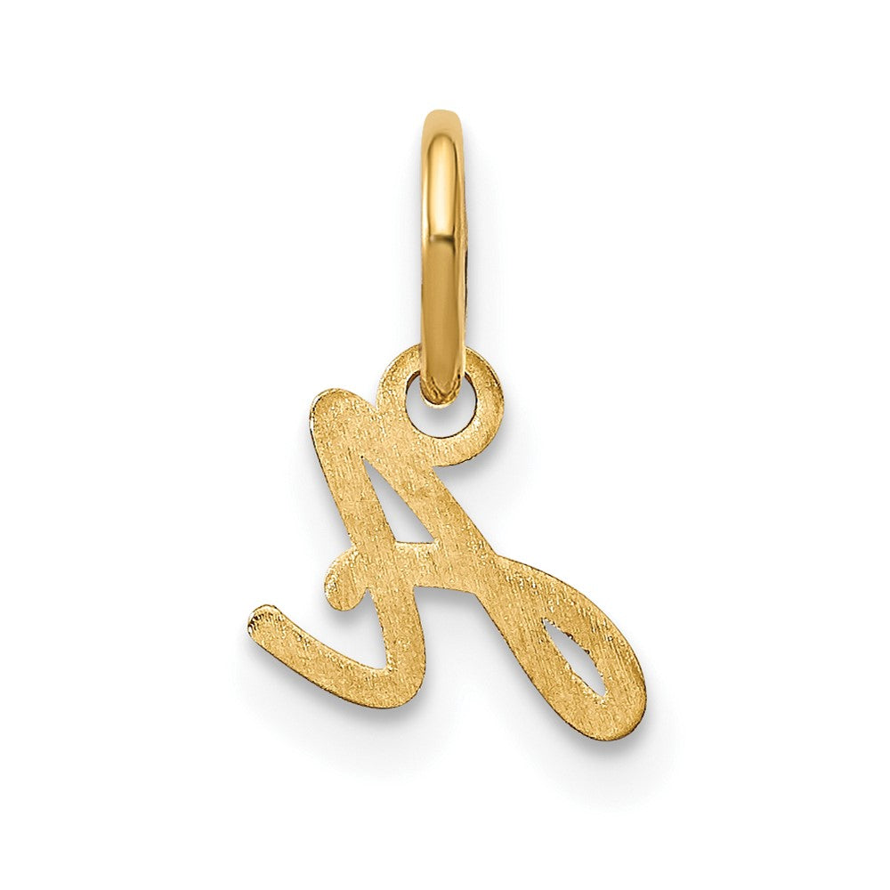 10KY Upper case Letter A Initial Charm