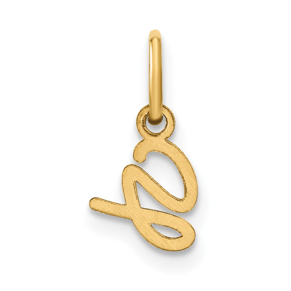 10KY Upper case Letter G Initial Charm