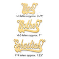 10k Yellow Gold Polished Heart Name Plate