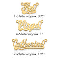 10k Yellow Gold Polished Heart Name Plate