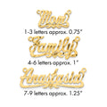 10k Yellow Gold Diamond-cut Heart Name Plate