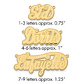 10k Yellow Gold Etched name Plate