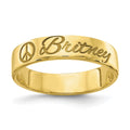 10k Yellow Gold Customized Ring