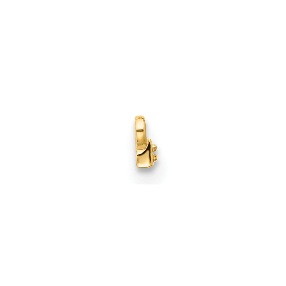 10k Yellow Gold Tiny Bar Mounting only