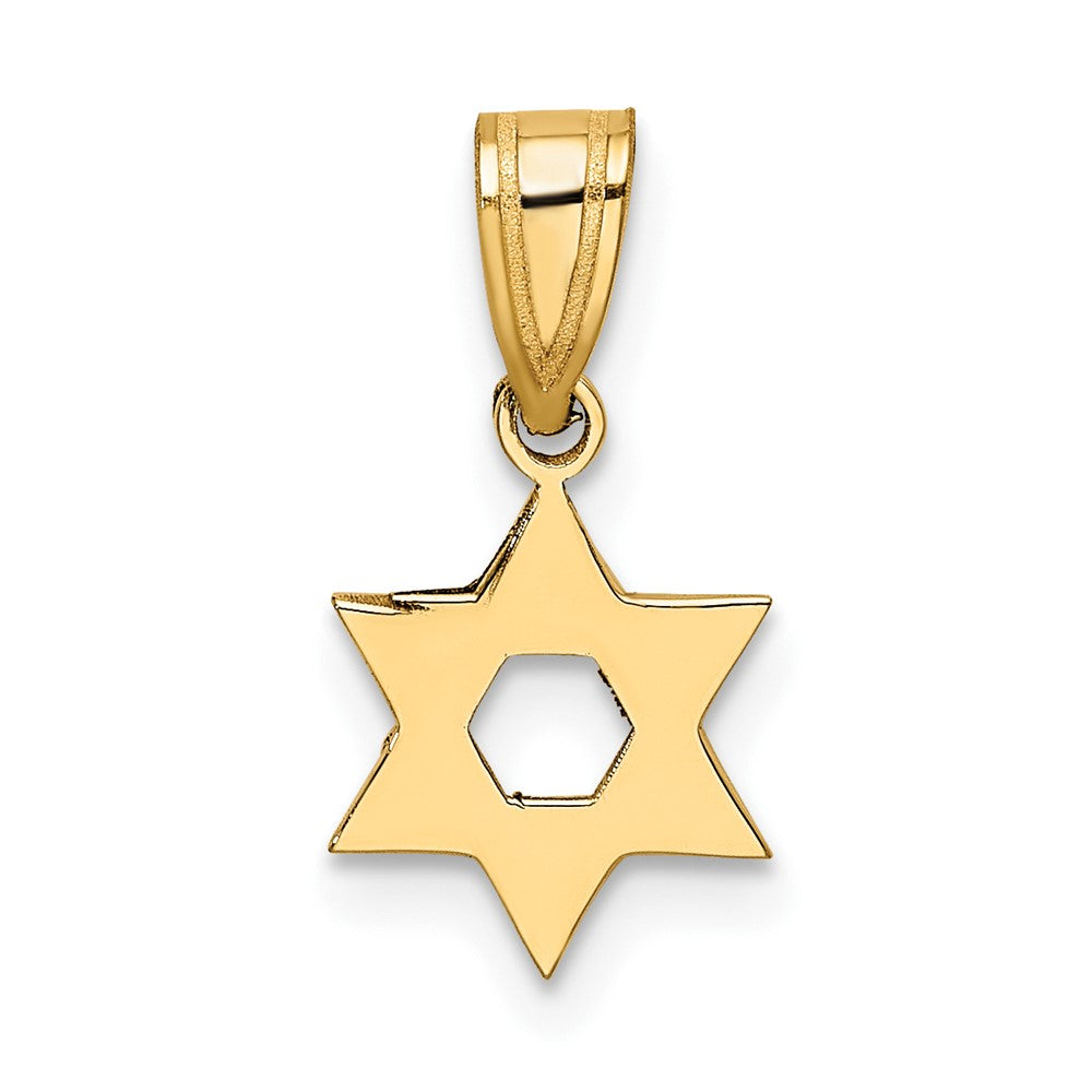 10k Star of David Pendant
