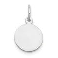 14kw Plain .018 Gauge Circular Engravable Disc Charm