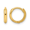 10k Polished Hinged Hoop Earrings