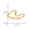10k AA Diamond ring