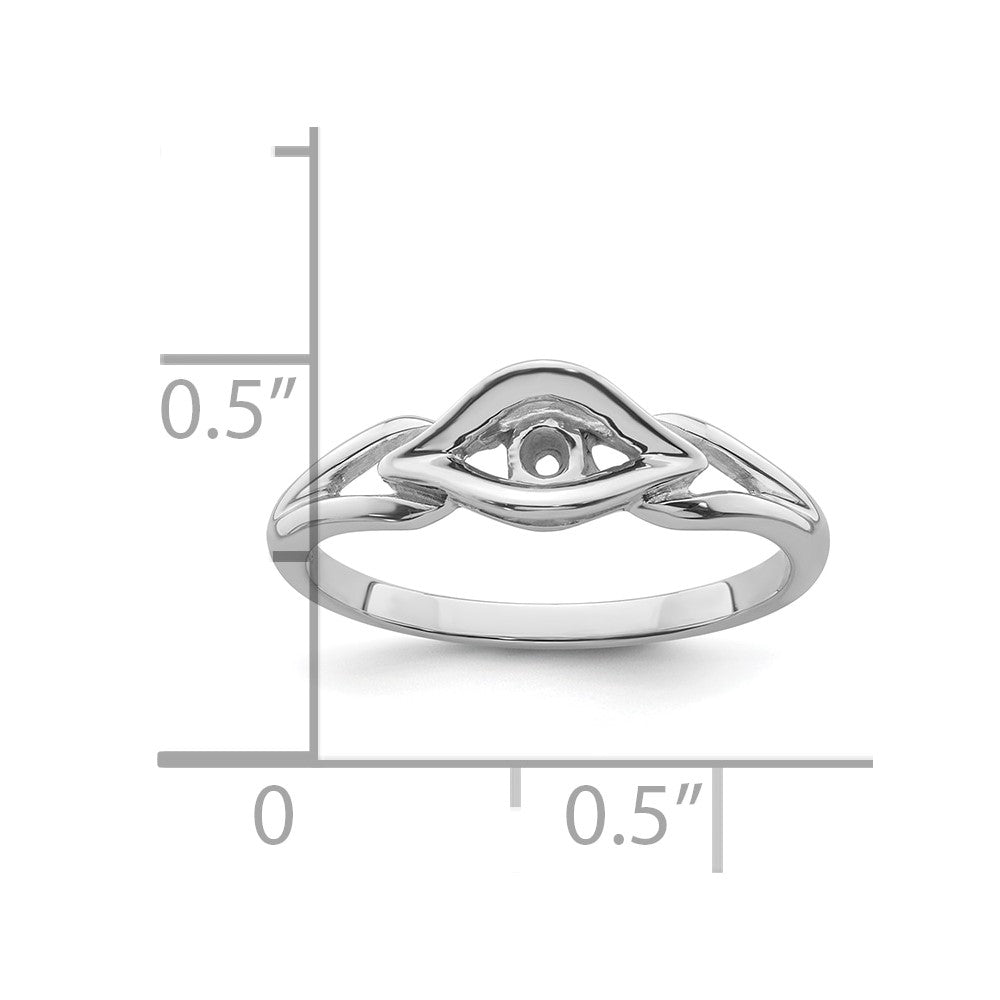 10K White Gold Diamond Ring Mounting