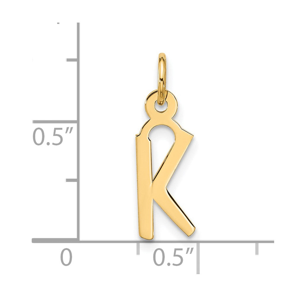 10k Large Slanted Block Initial K Charm