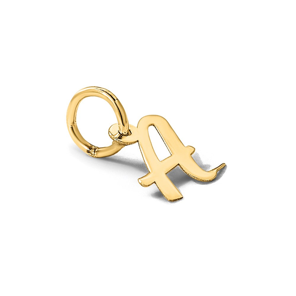 10k Small Script Initial A Charm