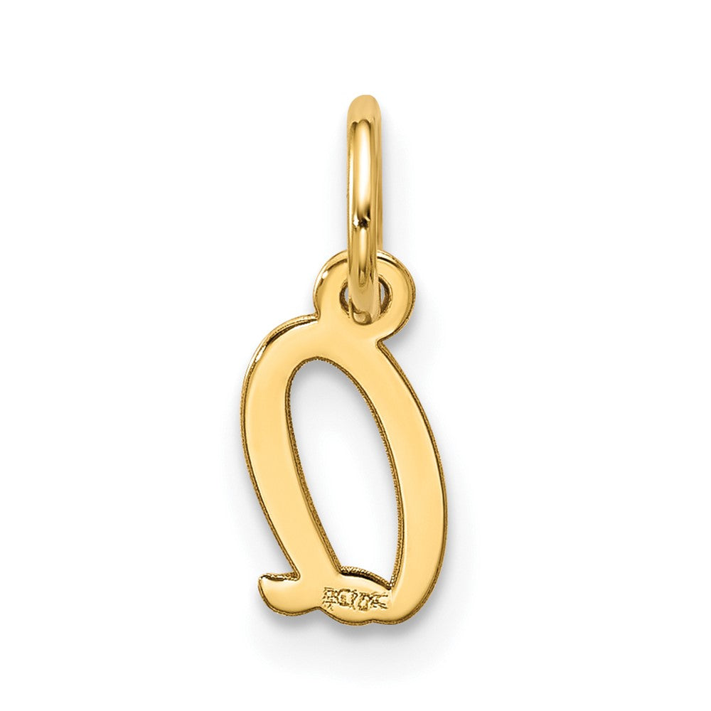 10k Small Script Initial Q Charm