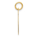 10K Medium Fancy Script Initial I Charm